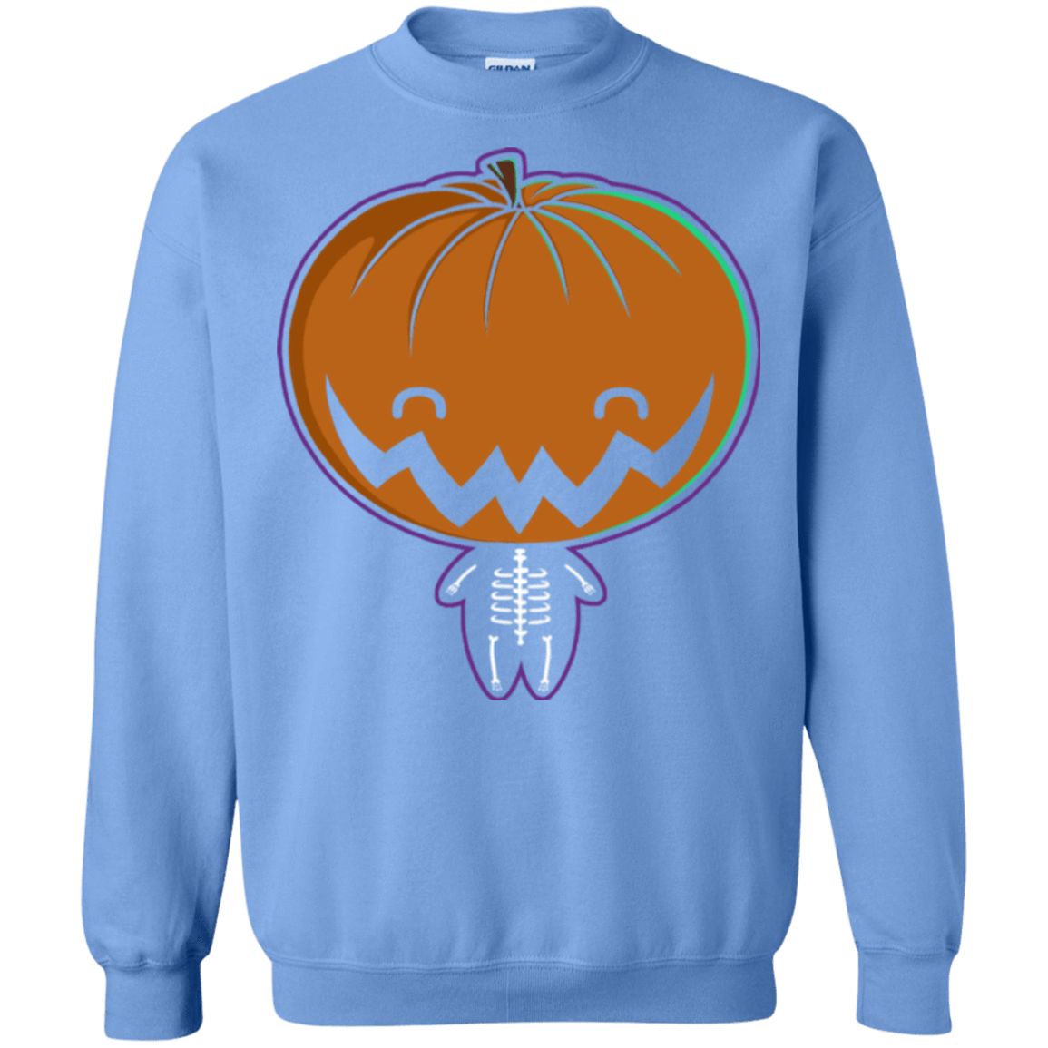 Sweatshirts Carolina Blue / Small Pumpkin Head Crewneck Sweatshirt