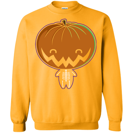 Sweatshirts Gold / Small Pumpkin Head Crewneck Sweatshirt