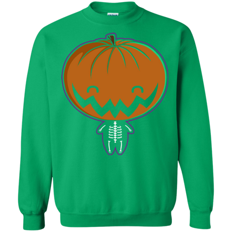 Sweatshirts Irish Green / Small Pumpkin Head Crewneck Sweatshirt