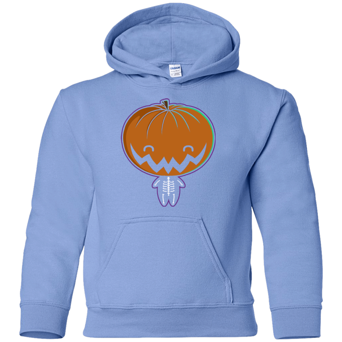 Sweatshirts Carolina Blue / YS Pumpkin Head Youth Hoodie