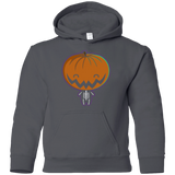 Sweatshirts Charcoal / YS Pumpkin Head Youth Hoodie