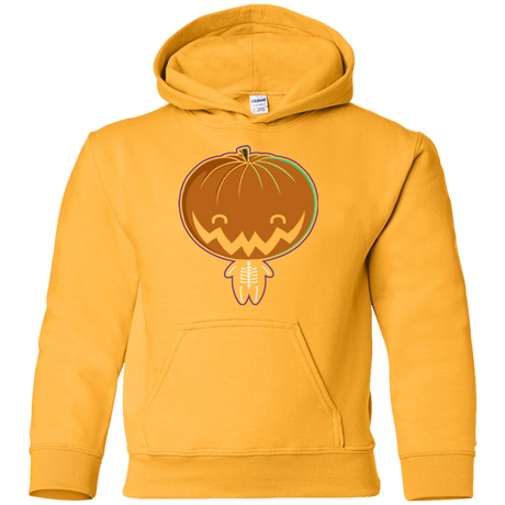 Sweatshirts Gold / YS Pumpkin Head Youth Hoodie