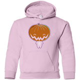 Sweatshirts Light Pink / YS Pumpkin Head Youth Hoodie