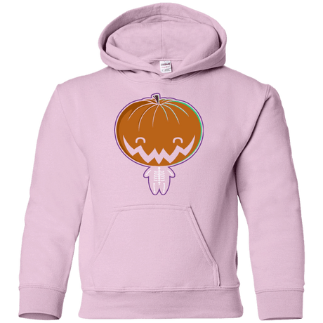 Sweatshirts Light Pink / YS Pumpkin Head Youth Hoodie