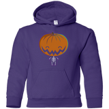 Sweatshirts Purple / YS Pumpkin Head Youth Hoodie