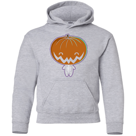 Sweatshirts Sport Grey / YS Pumpkin Head Youth Hoodie