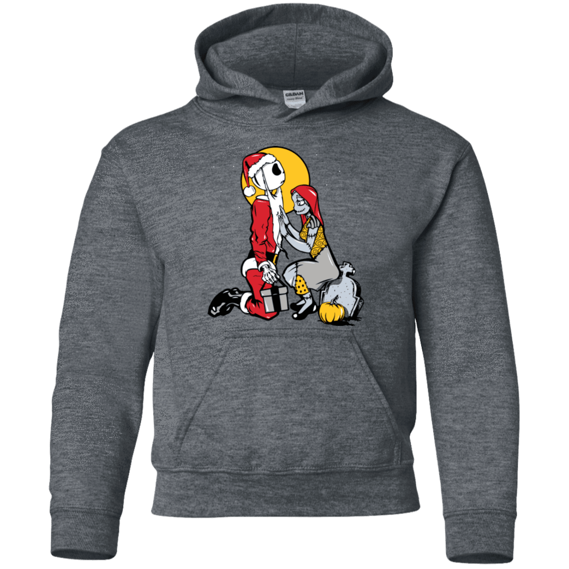 Sweatshirts Dark Heather / YS Pumpkin King Youth Hoodie