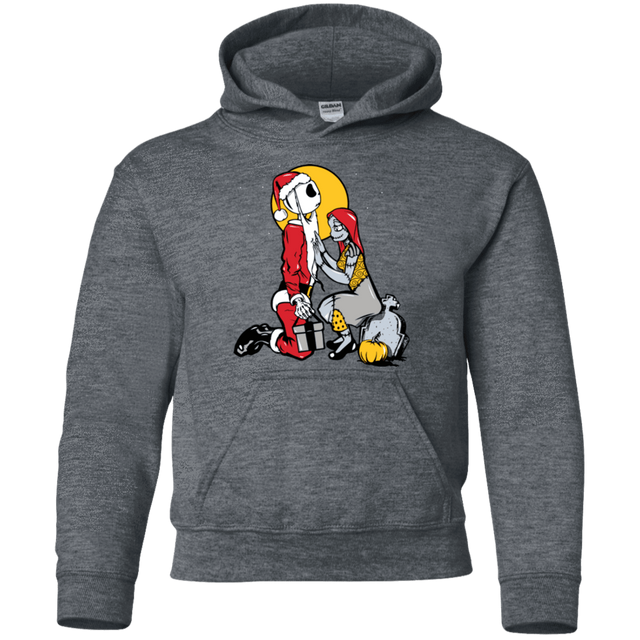 Sweatshirts Dark Heather / YS Pumpkin King Youth Hoodie
