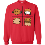 Sweatshirts Red / S Pumpkin Shave Crewneck Sweatshirt