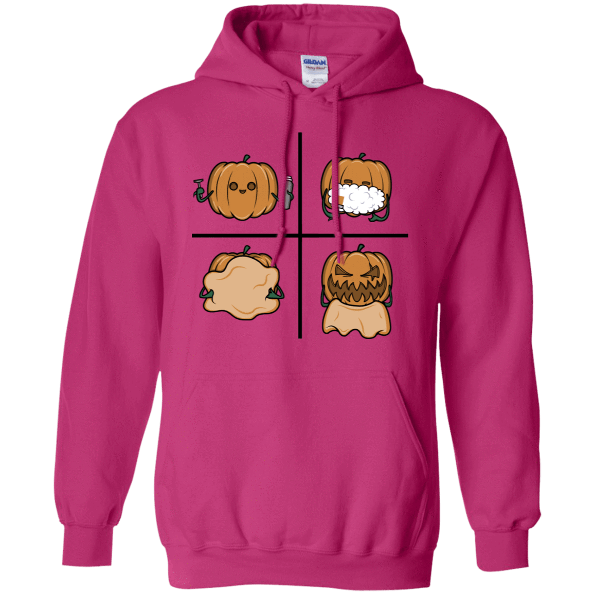 Sweatshirts Heliconia / S Pumpkin Shave Pullover Hoodie