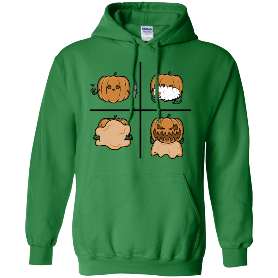 Sweatshirts Irish Green / S Pumpkin Shave Pullover Hoodie