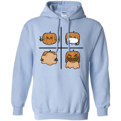 Sweatshirts Light Blue / S Pumpkin Shave Pullover Hoodie