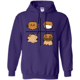 Sweatshirts Purple / S Pumpkin Shave Pullover Hoodie