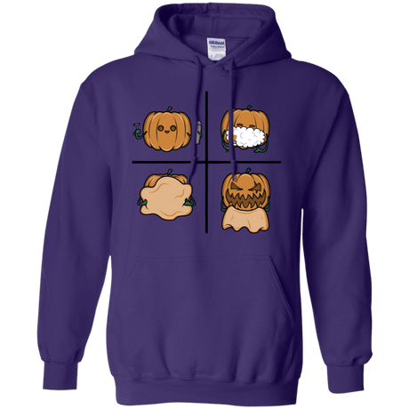 Sweatshirts Purple / S Pumpkin Shave Pullover Hoodie