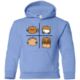 Sweatshirts Carolina Blue / YS Pumpkin Shave Youth Hoodie