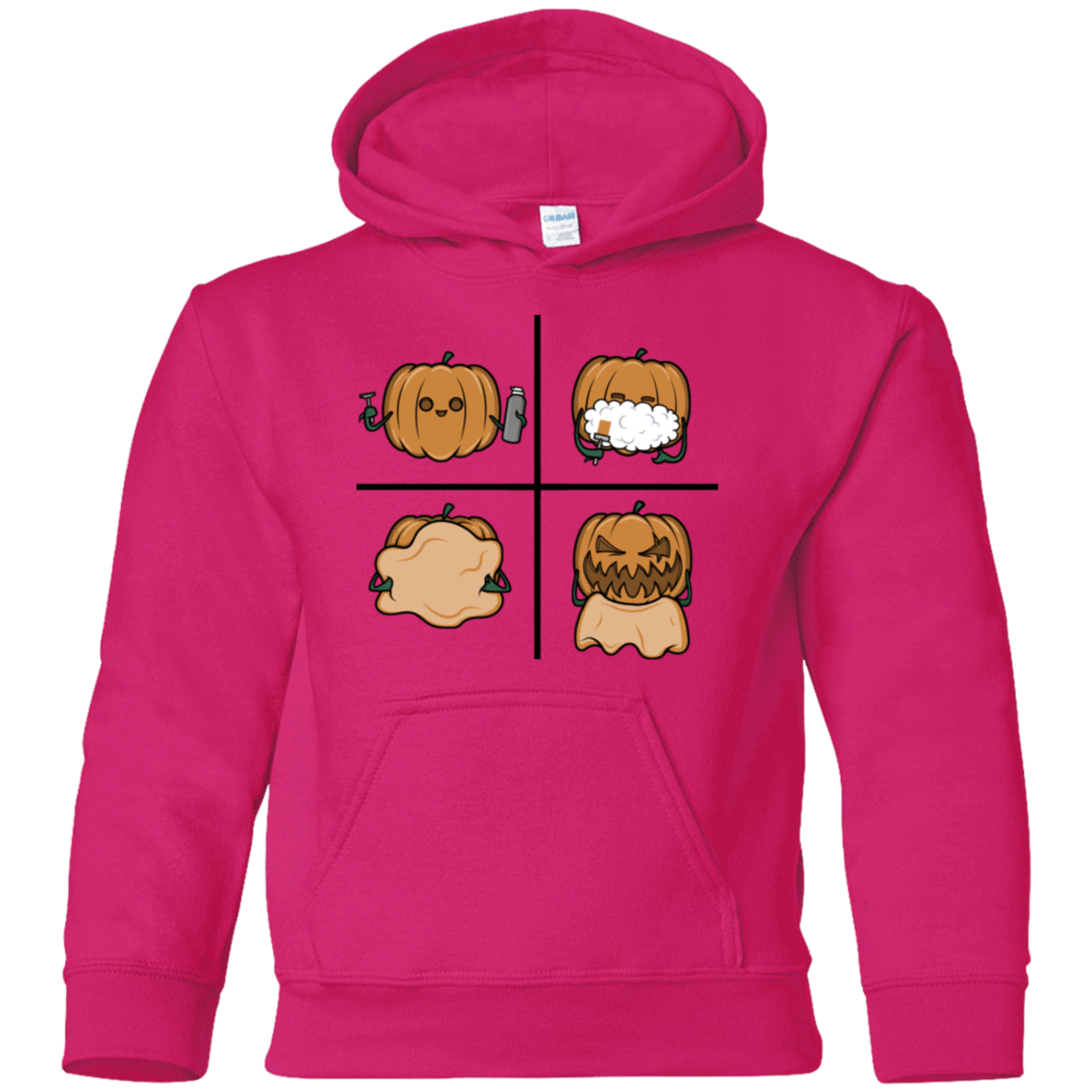 Sweatshirts Heliconia / YS Pumpkin Shave Youth Hoodie