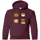 Sweatshirts Maroon / YS Pumpkin Shave Youth Hoodie