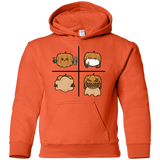 Sweatshirts Orange / YS Pumpkin Shave Youth Hoodie