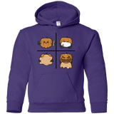 Sweatshirts Purple / YS Pumpkin Shave Youth Hoodie