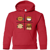 Sweatshirts Red / YS Pumpkin Shave Youth Hoodie