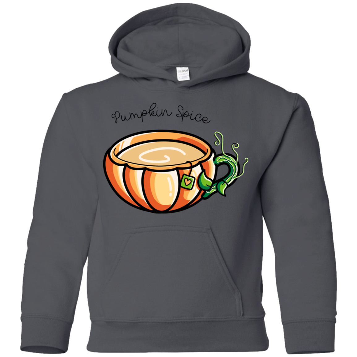 Sweatshirts Charcoal / YS Pumpkin Spice Chai Tea Youth Hoodie