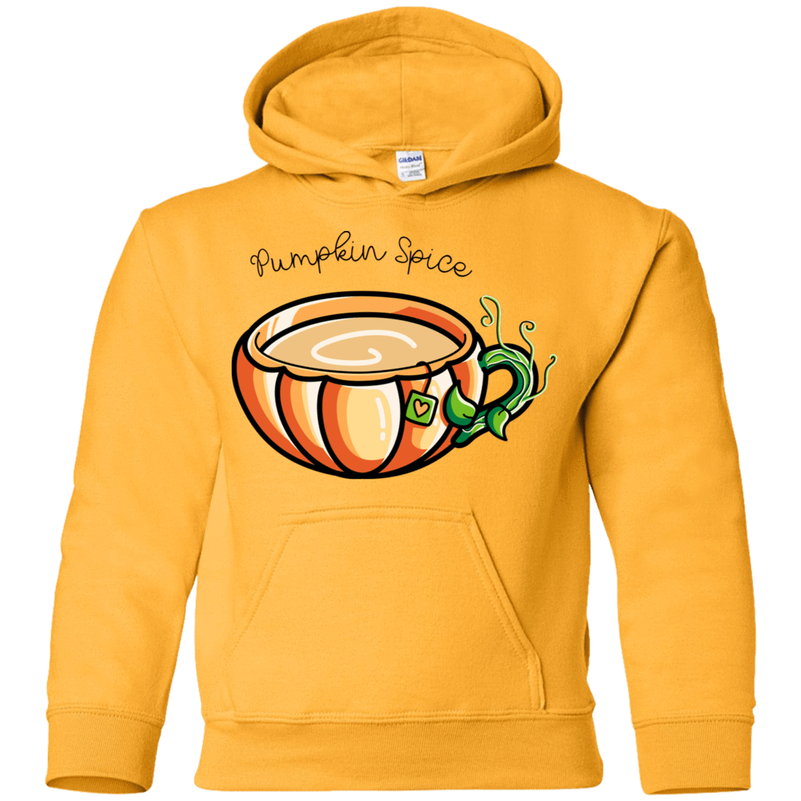 Sweatshirts Gold / YS Pumpkin Spice Chai Tea Youth Hoodie