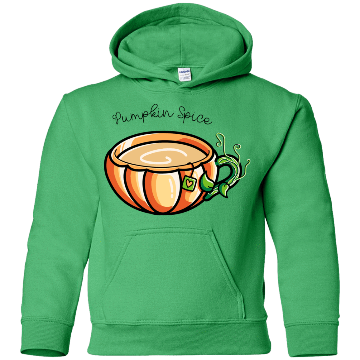 Sweatshirts Irish Green / YS Pumpkin Spice Chai Tea Youth Hoodie