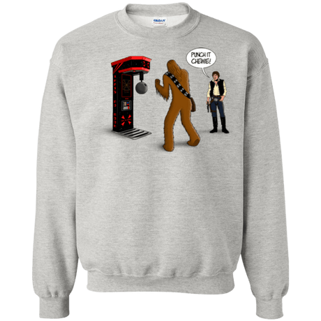 Sweatshirts Ash / Small Punch It Chewie Crewneck Sweatshirt