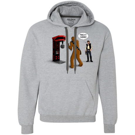 Sweatshirts Sport Grey / Small Punch It Chewie Premium Fleece Hoodie