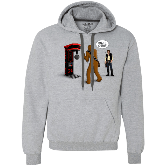 Sweatshirts Sport Grey / Small Punch It Chewie Premium Fleece Hoodie