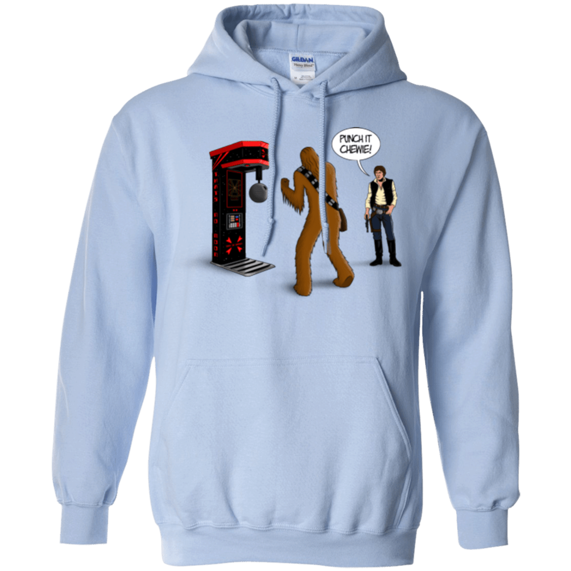 Sweatshirts Light Blue / Small Punch It Chewie Pullover Hoodie