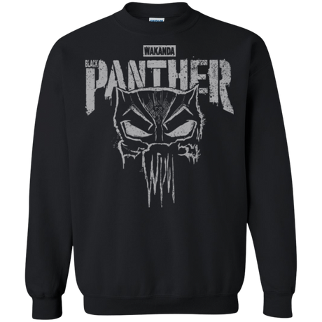 Sweatshirts Black / S Punish Enemies Of Wakanda Crewneck Sweatshirt
