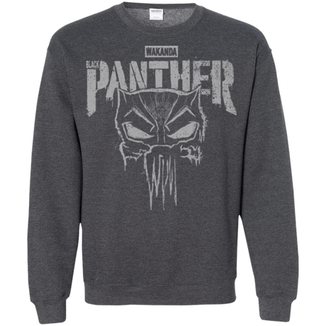 Sweatshirts Dark Heather / S Punish Enemies Of Wakanda Crewneck Sweatshirt