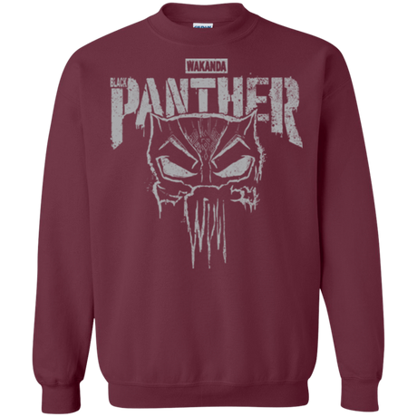 Sweatshirts Maroon / S Punish Enemies Of Wakanda Crewneck Sweatshirt