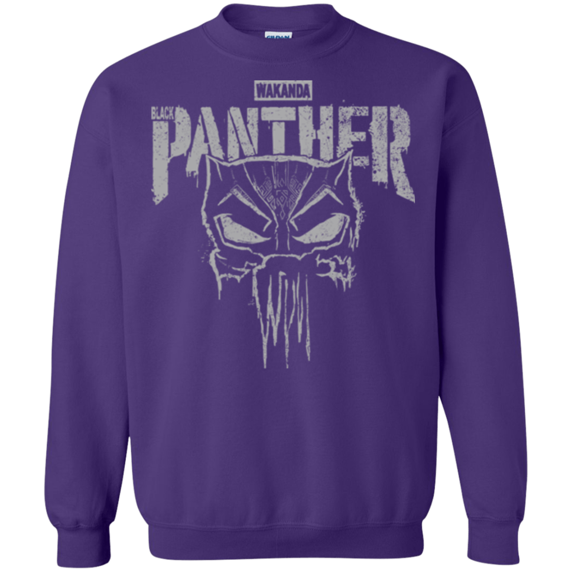 Sweatshirts Purple / S Punish Enemies Of Wakanda Crewneck Sweatshirt