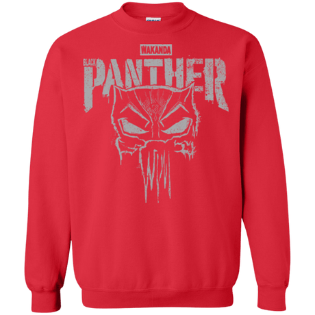 Sweatshirts Red / S Punish Enemies Of Wakanda Crewneck Sweatshirt