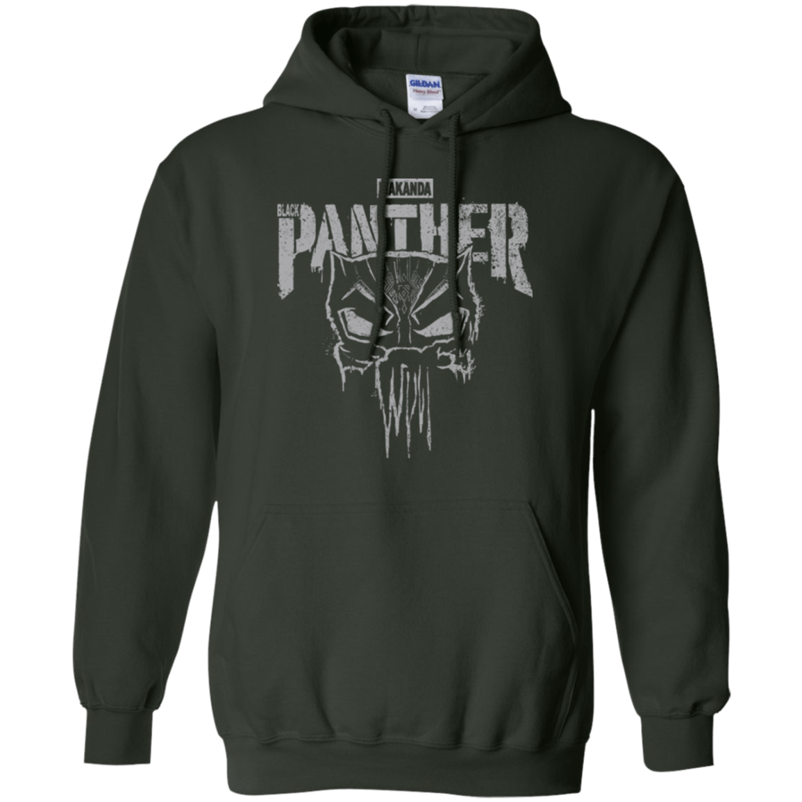 Sweatshirts Forest Green / S Punish Enemies Of Wakanda Pullover Hoodie