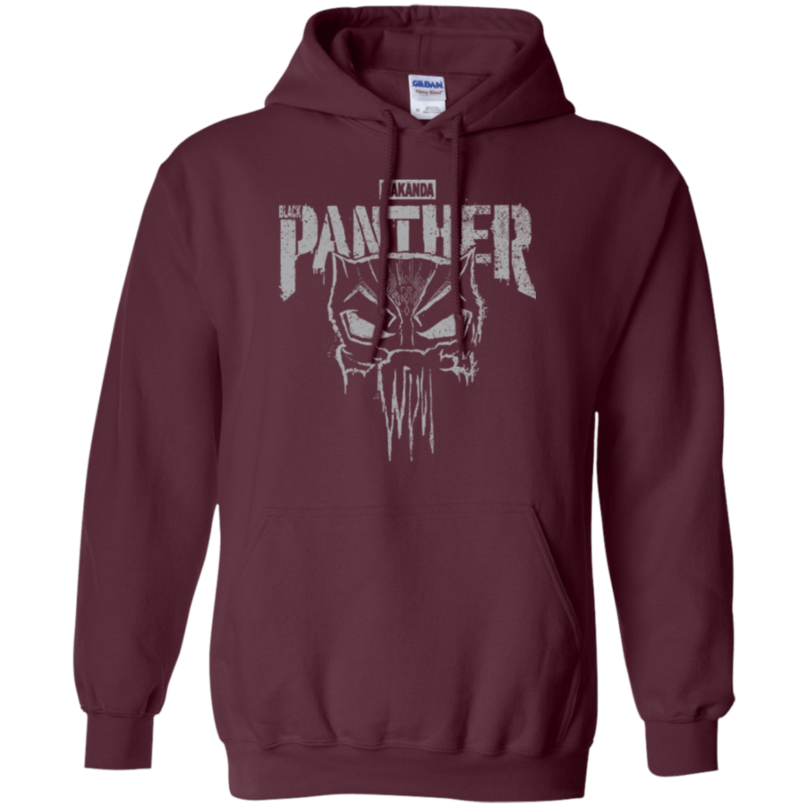 Sweatshirts Maroon / S Punish Enemies Of Wakanda Pullover Hoodie