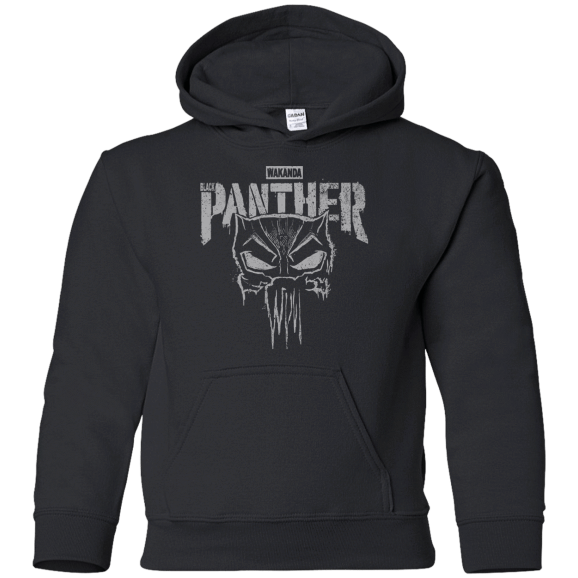 Sweatshirts Black / YS Punish Enemies Of Wakanda Youth Hoodie