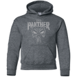 Sweatshirts Dark Heather / YS Punish Enemies Of Wakanda Youth Hoodie