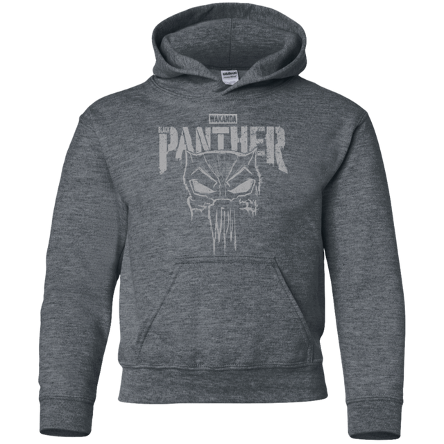Sweatshirts Dark Heather / YS Punish Enemies Of Wakanda Youth Hoodie