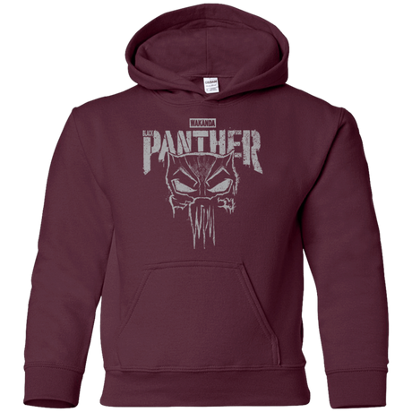 Sweatshirts Maroon / YS Punish Enemies Of Wakanda Youth Hoodie