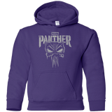 Sweatshirts Purple / YS Punish Enemies Of Wakanda Youth Hoodie