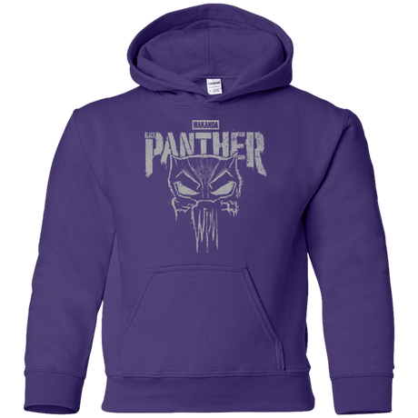 Sweatshirts Purple / YS Punish Enemies Of Wakanda Youth Hoodie