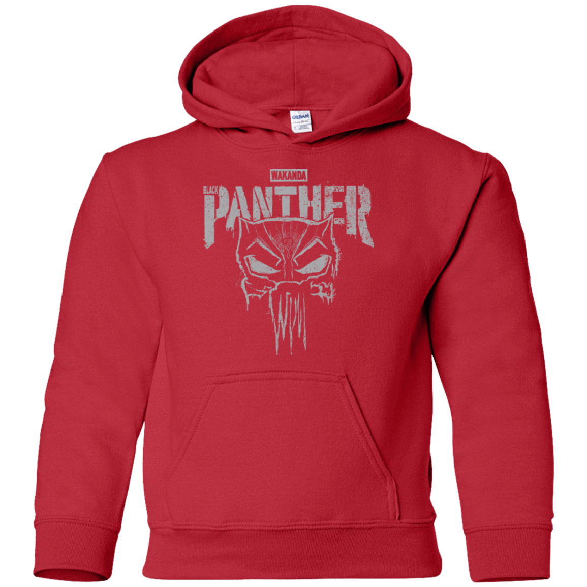 Sweatshirts Red / YS Punish Enemies Of Wakanda Youth Hoodie