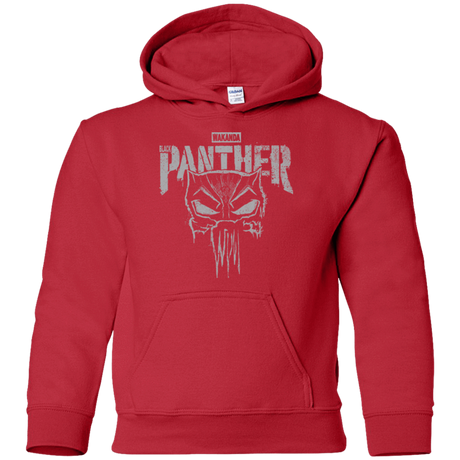 Sweatshirts Red / YS Punish Enemies Of Wakanda Youth Hoodie