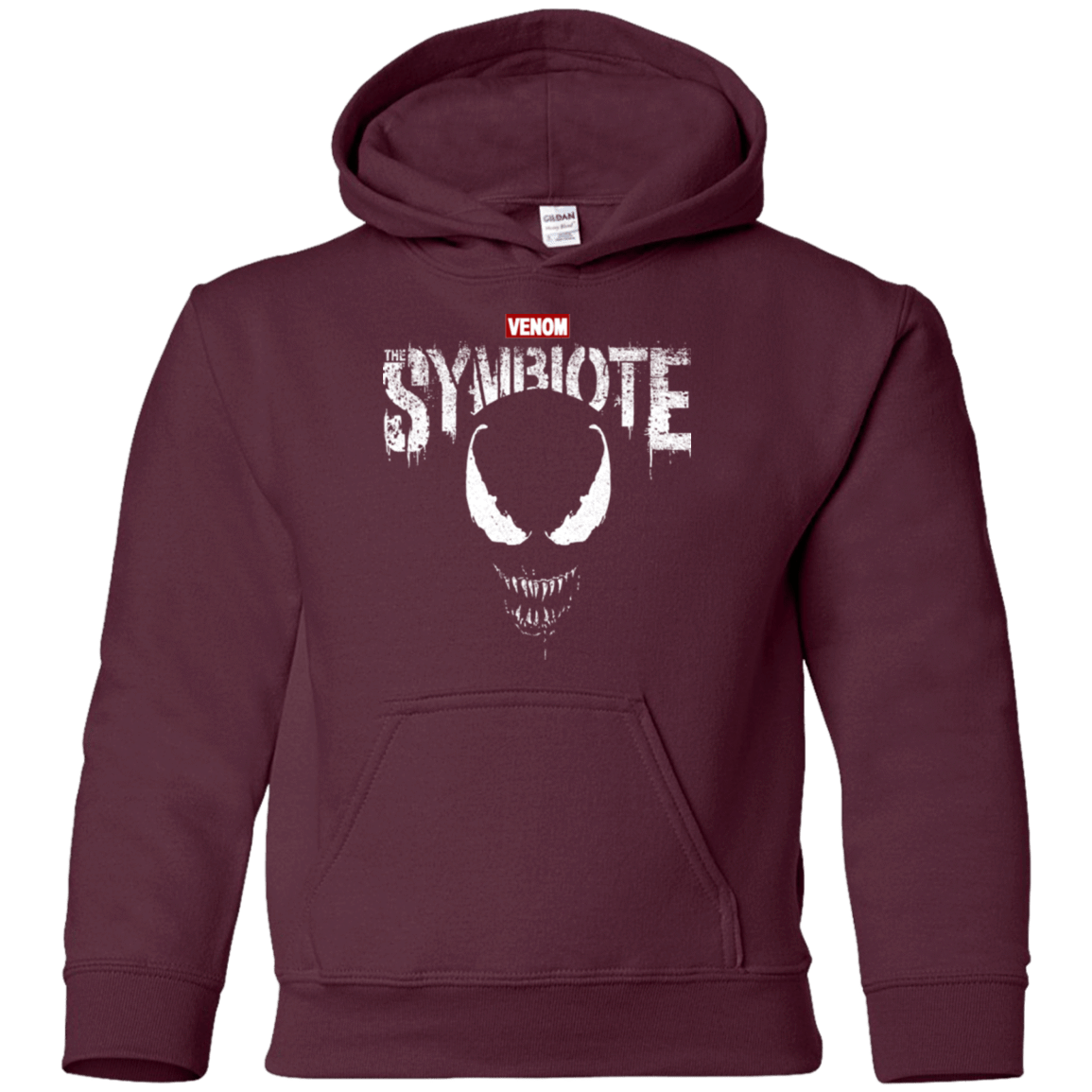 Sweatshirts Maroon / YS Punish The Spider Youth Hoodie