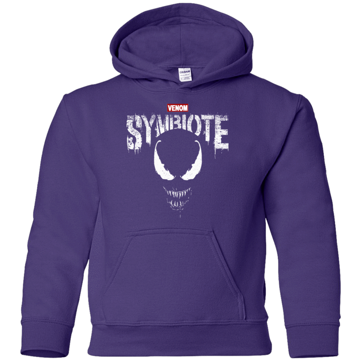 Sweatshirts Purple / YS Punish The Spider Youth Hoodie