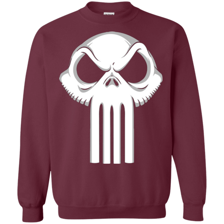 Sweatshirts Maroon / Small Punisher King Crewneck Sweatshirt
