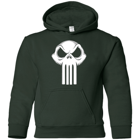 Sweatshirts Forest Green / YS Punisher King Youth Hoodie
